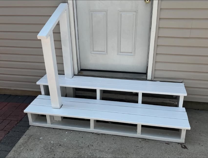 After deck work by Montes Services LLC