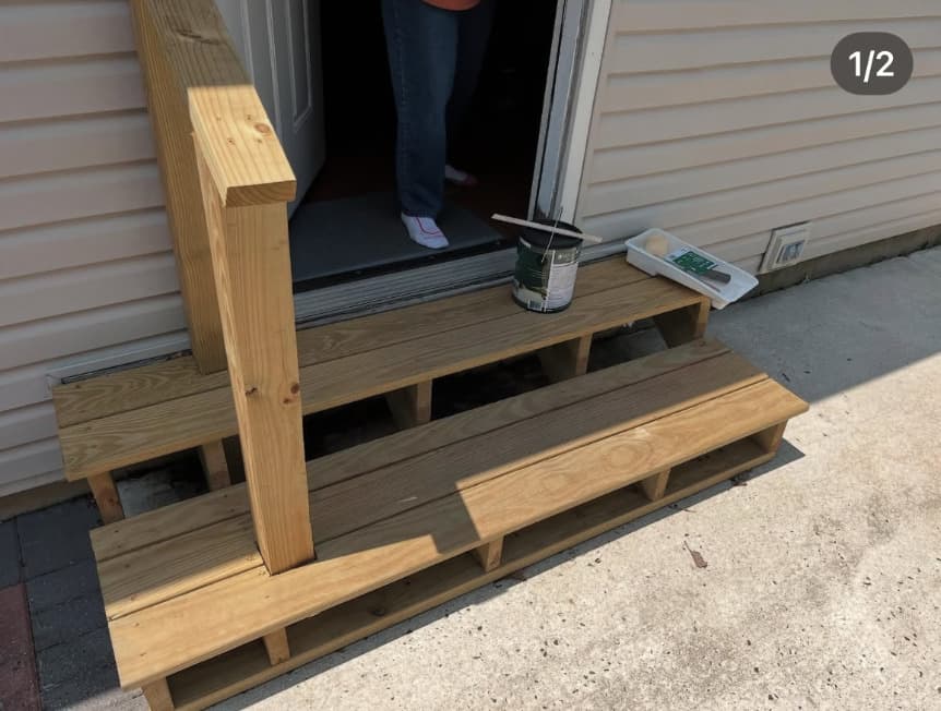 Before deck work